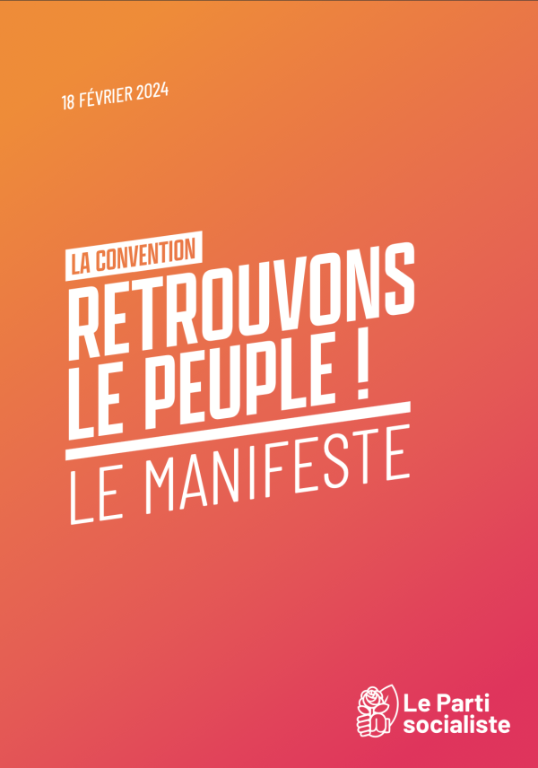 couverture du texte de la convention retrouvons le peuple